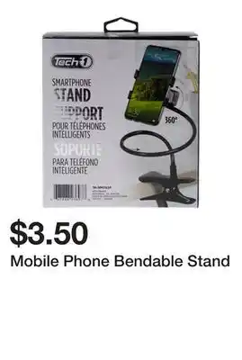 Dollarama Mobile Phone Bendable Stand offer