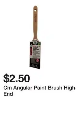 Dollarama Cm Angular Paint Brush High End offer