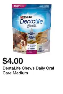 Dollarama DentaLife Chews Daily Oral Care Medium offer