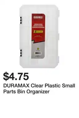 Dollarama DURAMAX Clear Plastic Small Parts Bin Organizer offer