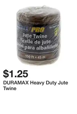 Dollarama DURAMAX Heavy Duty Jute Twine offer
