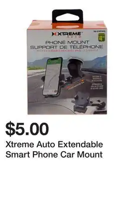 Dollarama Xtreme Auto Extendable Smart Phone Car Mount offer