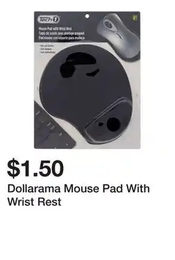 Dollarama Dollarama Mouse Pad With Wrist Rest offer