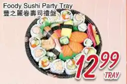 Foody Mart FOODY SUSHI PARTY TRAY offer