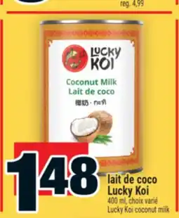 Super C lait de coco Lucky Koi | Lucky Koi coconut milk offer