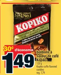 Super C bonbons à saveur de café Kopiko |Kopiko coffe flavored candies offer