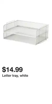 IKEA Letter tray, white offer