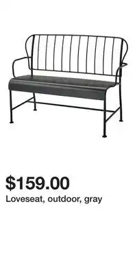 IKEA Loveseat, outdoor, gray offer