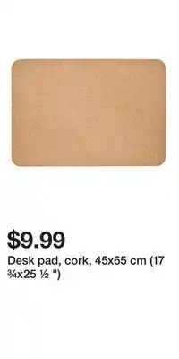 IKEA Desk pad, cork, 45x65 cm (17 ¾x25 ½ ) offer