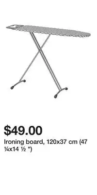 IKEA Ironing board, 120x37 cm (47 ¼x14 ½ ) offer