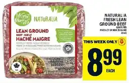 Food Basics Naturalia fresh lean ground beef offer