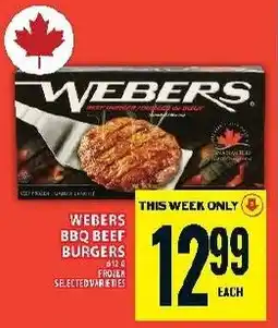Food Basics Webers bbq beef burgers offer