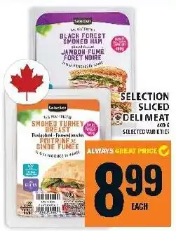 Food Basics Selection sliced deli meat offer