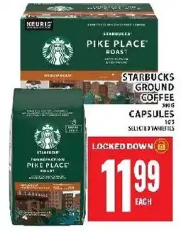 Food Basics Starbucks ground coffee capsules offer