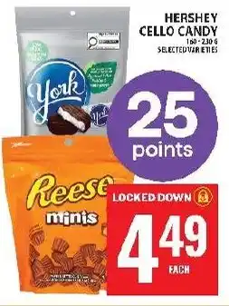 Food Basics Hershey cello candy offer