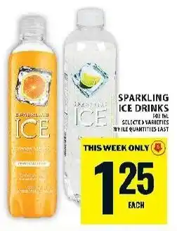 Food Basics Sparkling ice drinks offer