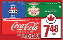 Food Basics Coca-cola, canada dry ginger ale or pepsi offer