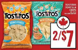 Food Basics Tostitos tortilla chips offer