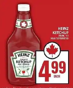 Food Basics Heinz ketchup offer