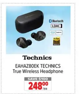 2001 Audio Video EAHAZ80EK TECHNICS True Wireless Headphone 248 offer