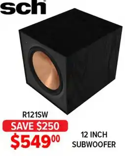 2001 Audio Video R121SW KLIPSCH 12 inch SUBWOOFER offer
