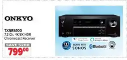 2001 Audio Video TXNR5100 7.2 Ch. 4K/8K HDR Chromecast Receiver offer