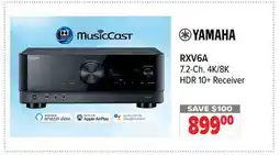 2001 Audio Video RXV6A 7.2-Ch. 4K/8K HDR 10+ Receiver offer