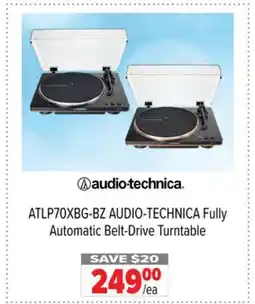 2001 Audio Video ATLP70XBG-BZ AUDIO-TECHNICA Fully Automatic Belt-Drive Turntable offer