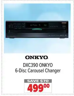 2001 Audio Video DXC390 ONKYO 6-Disc Carousel Changer offer