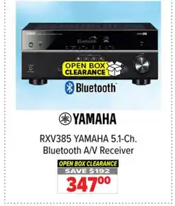 2001 Audio Video RXV385 YAMAHA 5.1-Ch. Bluetooth A/V Receiver offer