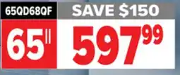 2001 Audio Video 65QD68QF Hisense 65 QLED TV offer