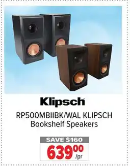 2001 Audio Video RP500MBIIBK/WAL KLIPSCH Bookshelf Speakers offer
