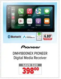 2001 Audio Video DMH1800NEX PIONEER Digital Media Receiver offer