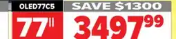 2001 Audio Video OLED77C5 LG 77 OLED EVO AI offer