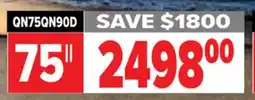 2001 Audio Video QN75QN90D 75 Neo QLED 4K offer