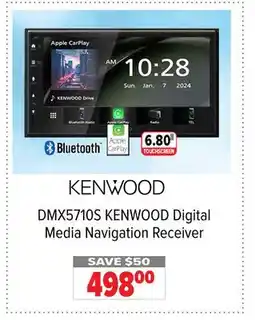 2001 Audio Video DMX5710S KENWOOD Digital Media Navigation Receiver offer