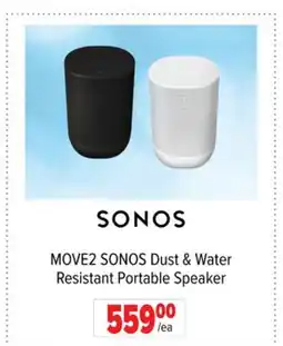 2001 Audio Video MOVE2 Dust & Water Resistant Portable Speaker offer