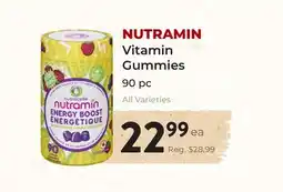 Marche Leo's NUTRAMIN Vitamin Gummies offer