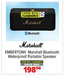 2001 Audio Video EMBERTONII Marshall Bluetooth Waterproof Portable Speaker offer