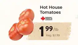 Marche Leo's Hot House Tomatoes offer