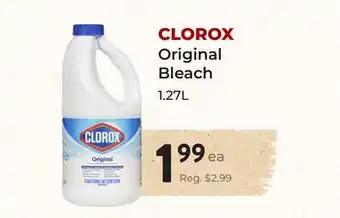 Marche Leo's CLOROX Original Bleach offer