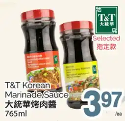 T&T Supermarket T&T KOREAN MARINADE SAUCE, 765ml offer