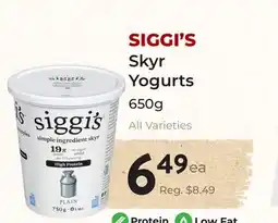 Marche Leo's SIGGI'S Skyr Yogurts offer