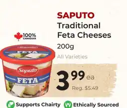 Marche Leo's SAPUTO Traditional Feta Cheeses offer