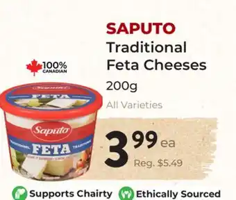 Marche Leo's SAPUTO Traditional Feta Cheeses offer