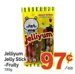 T&T Supermarket JELLIYUM JELLY STICK - FRUITY, 180g offer