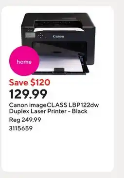 Staples Canon imageCLASS LBP122dw Duplex Laser Printer - Black offer