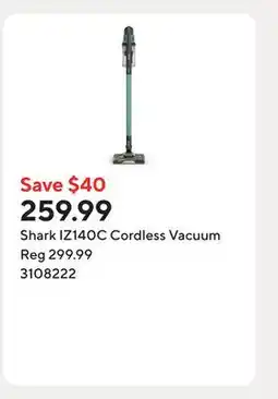 Staples Shark IZ140C Cordless Vacuum offer