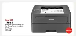 Staples Brother HL-L2405W Home Office-Ready Monochrome Laser Printer offer
