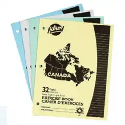 Staples Canada Stitched Exercise Book, 4 pk offer